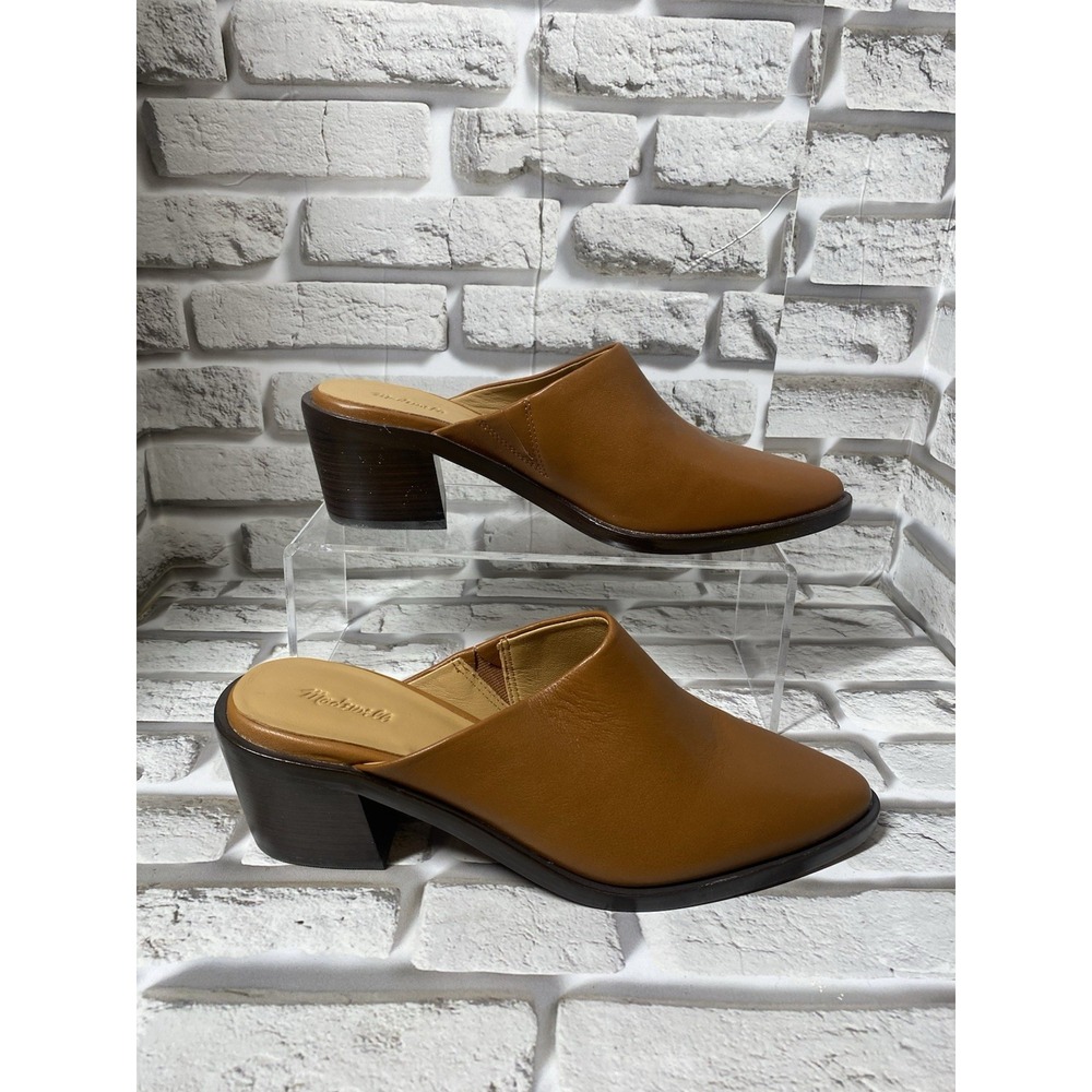 Madewell The Darcy Mule Slip On in Warm Coffee Sandals Women's Size‎ 9.5